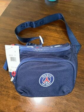 Jordan Paris Belt Bag in Navy with Red Accents